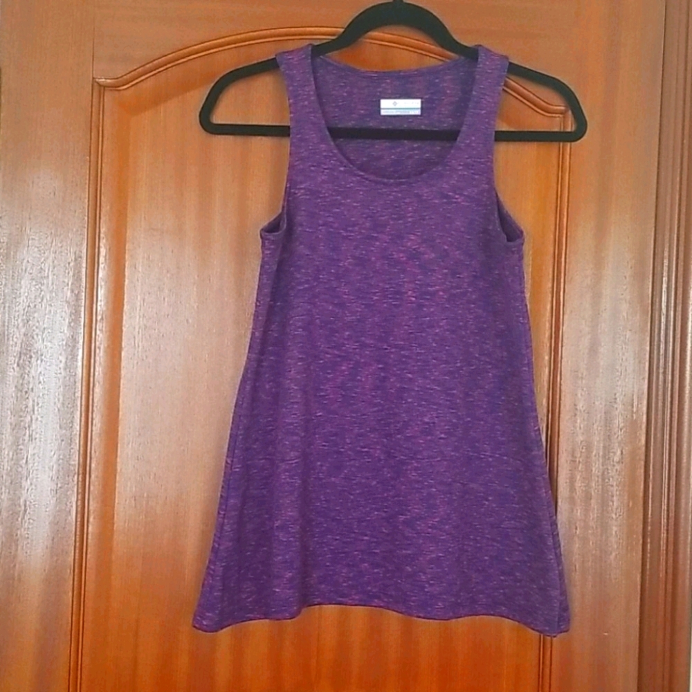 Columbia Tank Top- size XS- purple color